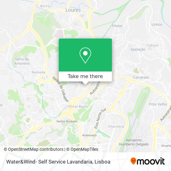 Water&Wind- Self Service Lavandaria mapa