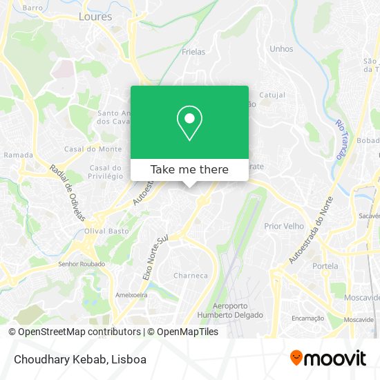Choudhary Kebab map