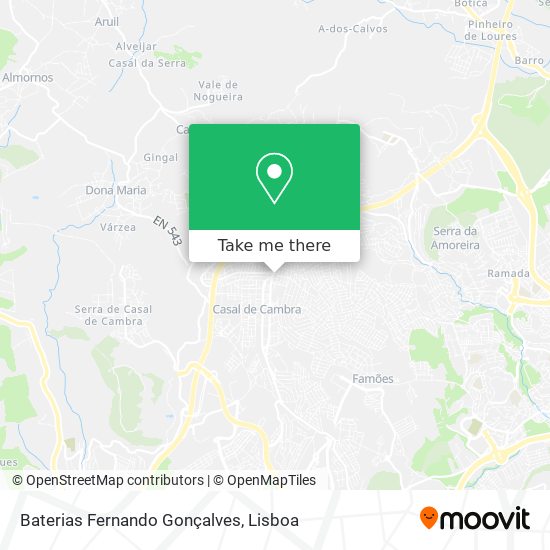 Baterias Fernando Gonçalves map