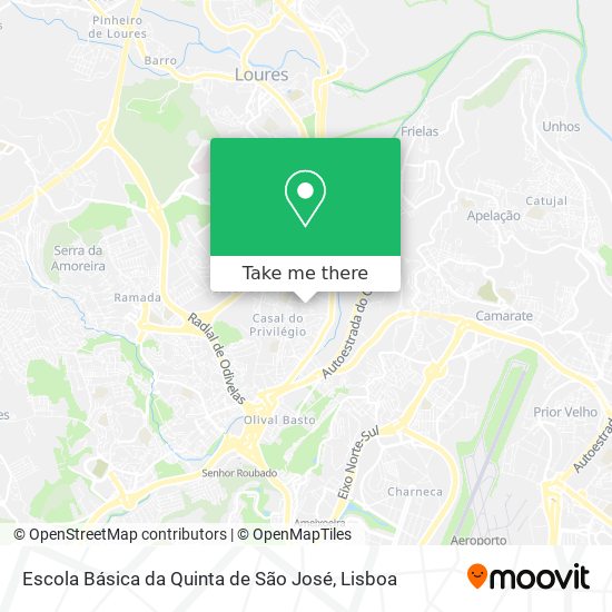Escola Básica da Quinta de São José map