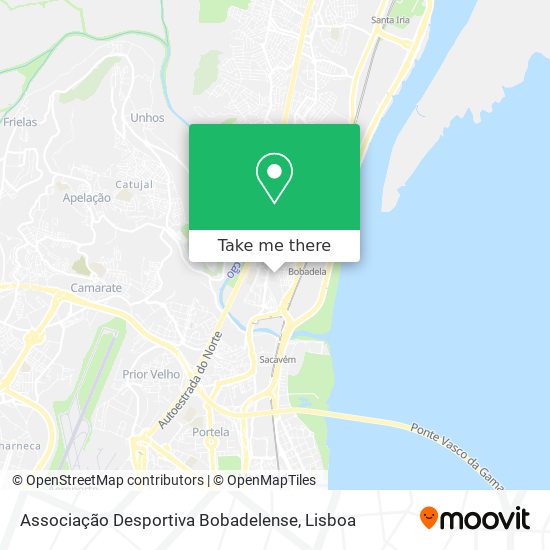 Associação Desportiva Bobadelense mapa