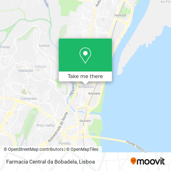 Farmacia Central da Bobadela map