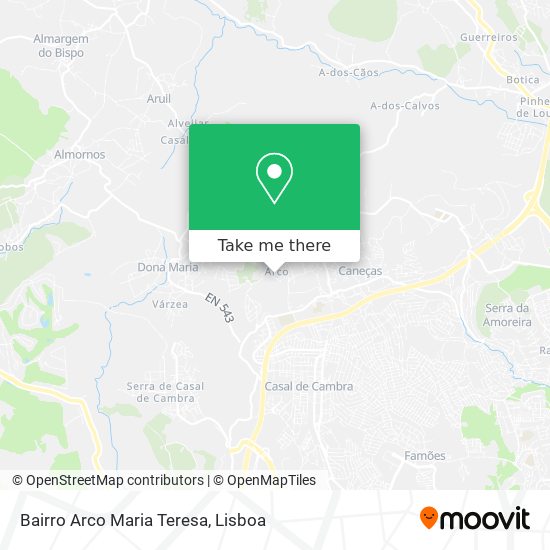 Bairro Arco Maria Teresa map