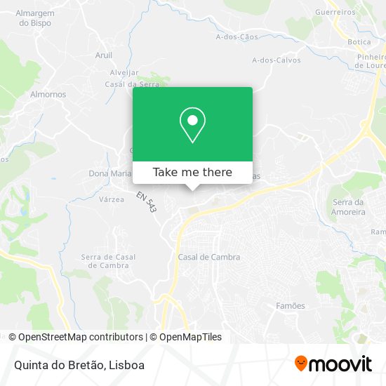 Quinta do Bretão mapa