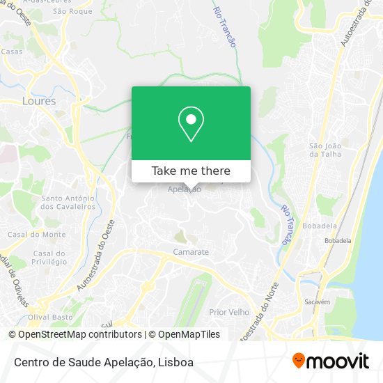 Centro de Saude Apelação map