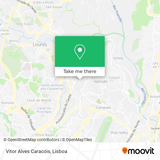 Vitor Alves Caracóis mapa