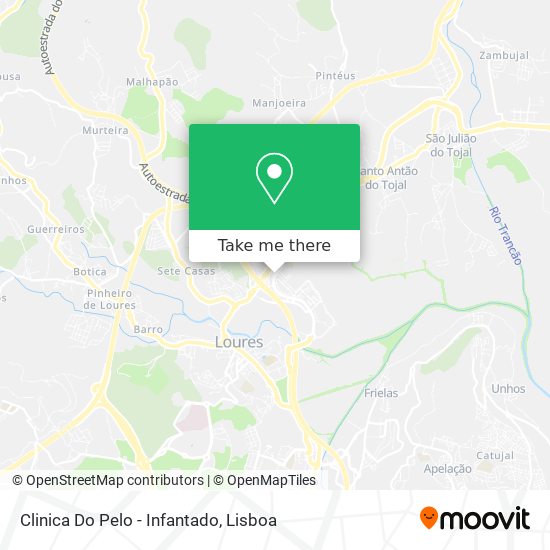 Clinica Do Pelo - Infantado map
