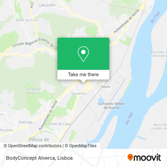 BodyConcept Alverca map