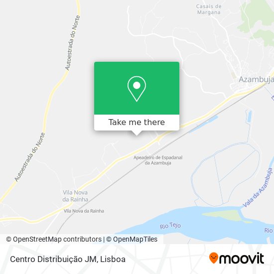 Centro Distribuição JM mapa