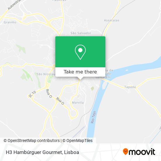 H3 Hambúrguer Gourmet map
