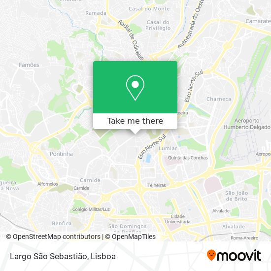 Largo São Sebastião map