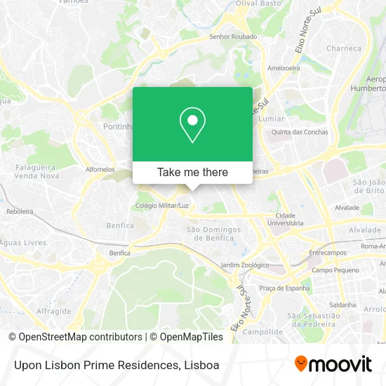 Upon Lisbon Prime Residences map