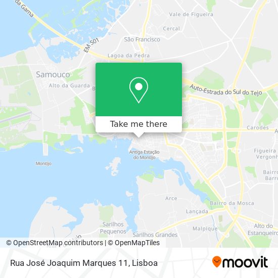 Rua José Joaquim Marques 11 map