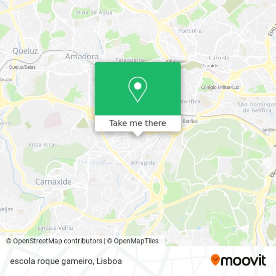 escola roque gameiro mapa