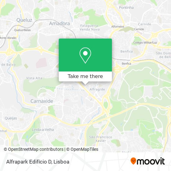 Alfrapark Edifício D map