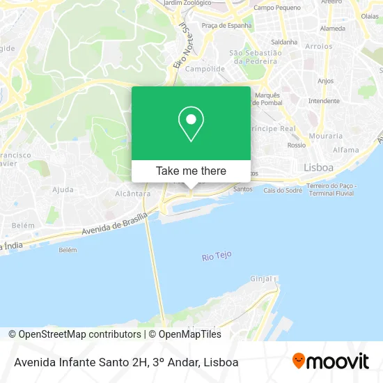 Avenida Infante Santo 2H, 3º Andar map
