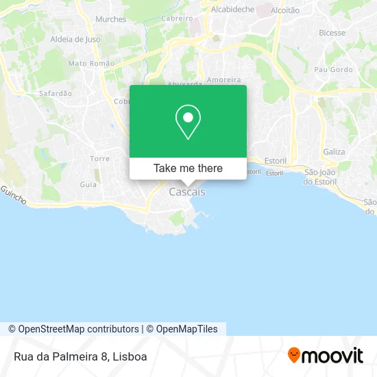 Rua da Palmeira 8 map