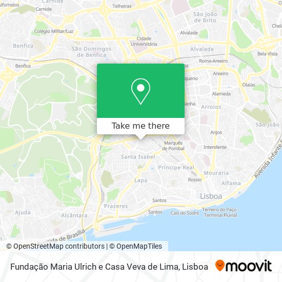 Fundação Maria Ulrich e Casa Veva de Lima map