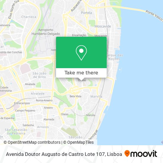 Avenida Doutor Augusto de Castro Lote 107 mapa