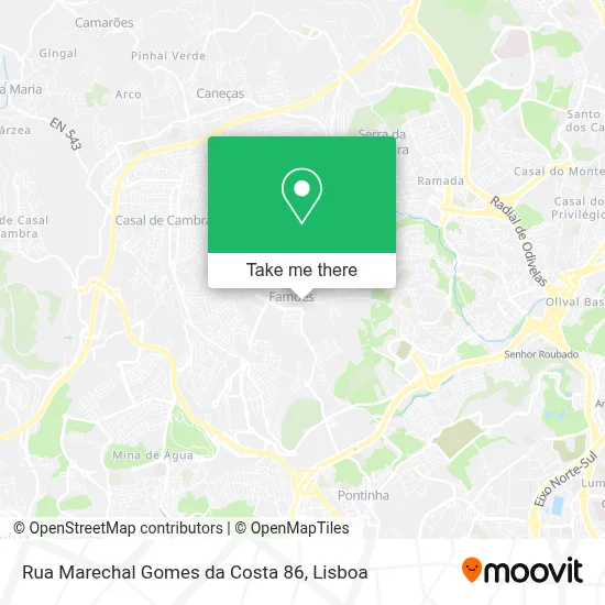 Rua Marechal Gomes da Costa 86 map