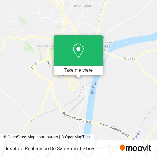 Instituto Politécnico De Santarém map