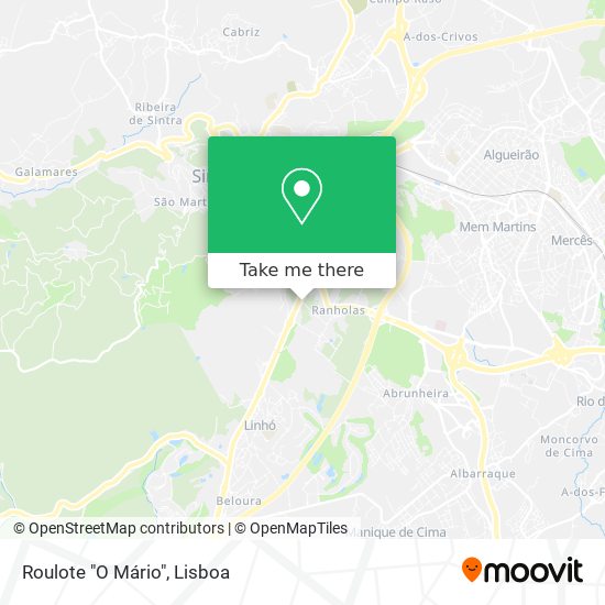 Roulote "O Mário" mapa