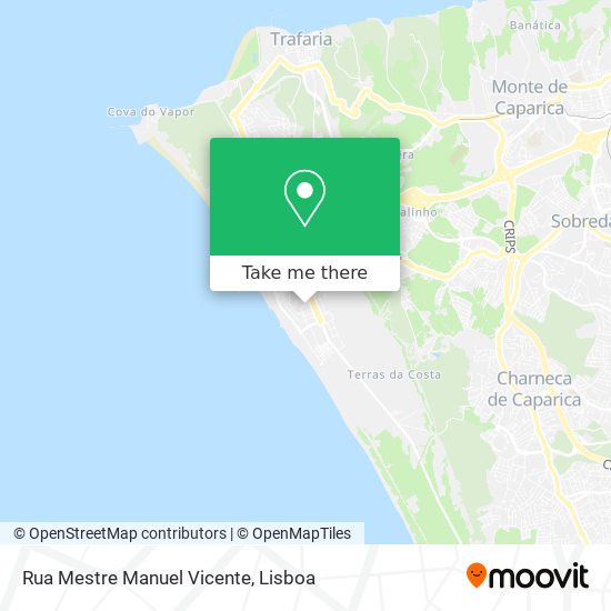 Rua Mestre Manuel Vicente mapa