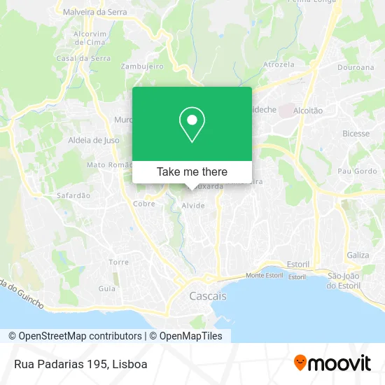 Rua Padarias 195 map