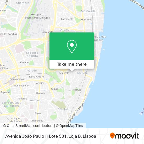 Avenida João Paulo II Lote 531, Loja B map