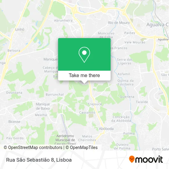 Rua São Sebastião 8 map