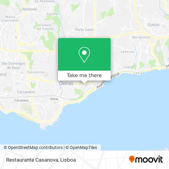 Restaurante Casanova mapa
