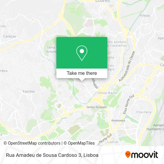 Rua Amadeu de Sousa Cardoso 3 map