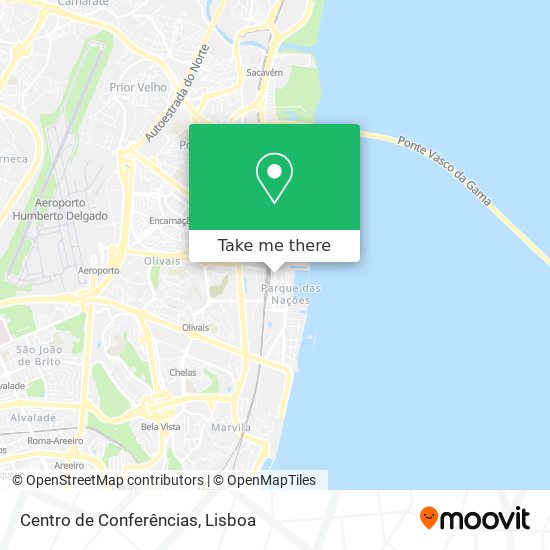 Centro de Conferências mapa