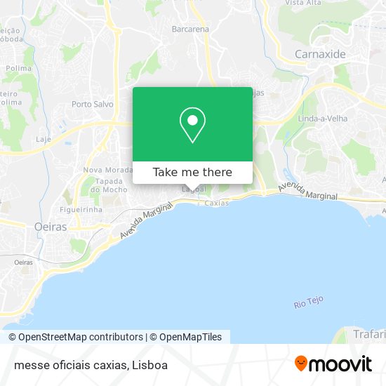 messe oficiais caxias map