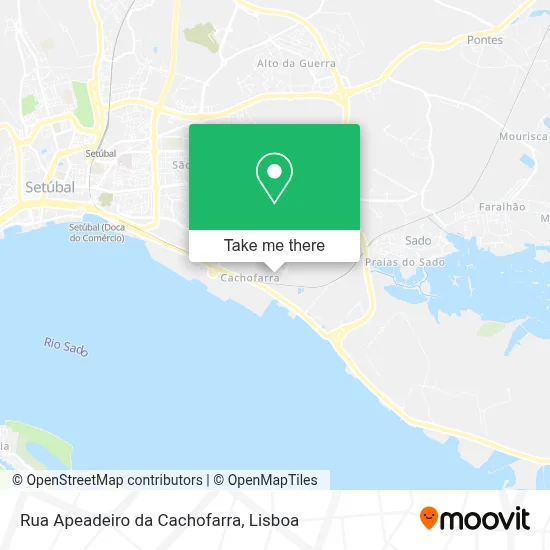 Rua Apeadeiro da Cachofarra map
