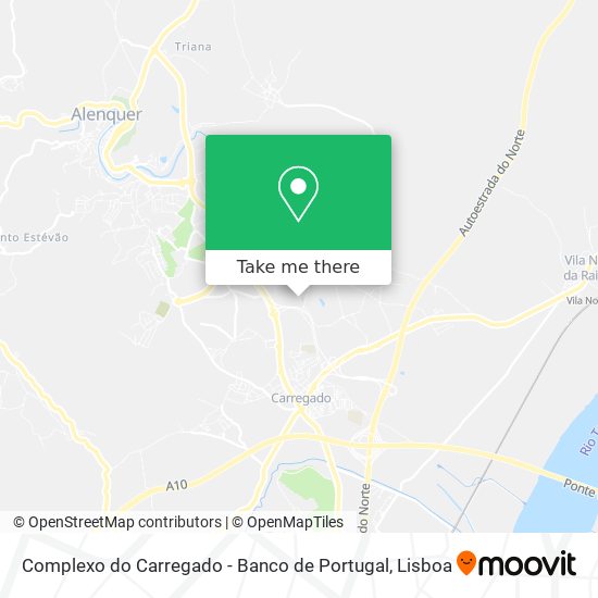 Complexo do Carregado - Banco de Portugal map