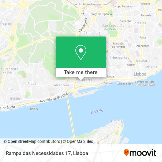 Rampa das Necessidades 17 map