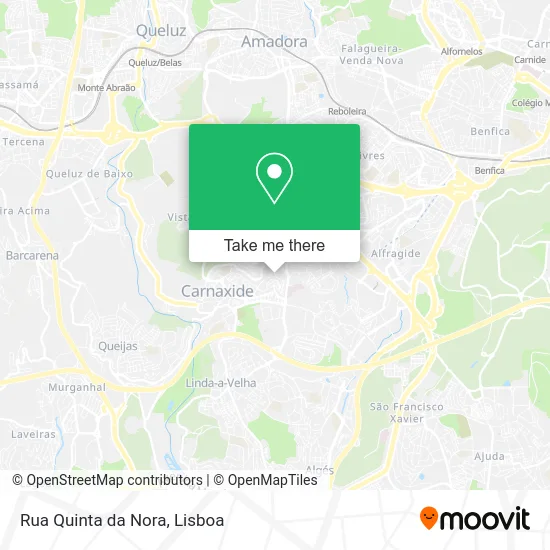 Rua Quinta da Nora map