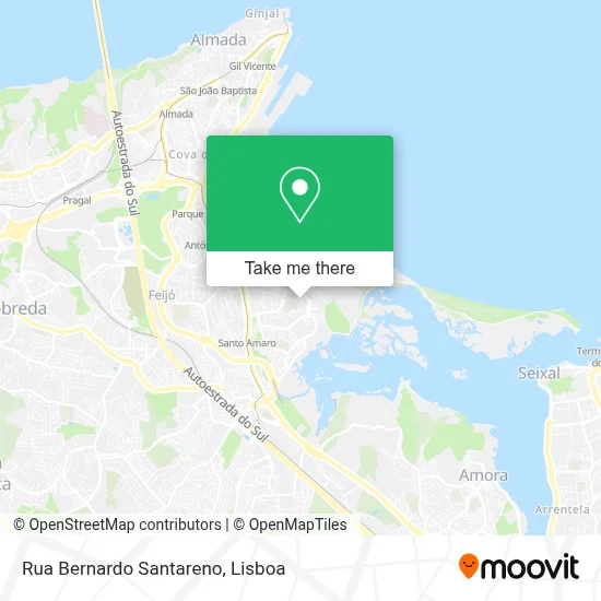 Rua Bernardo Santareno map