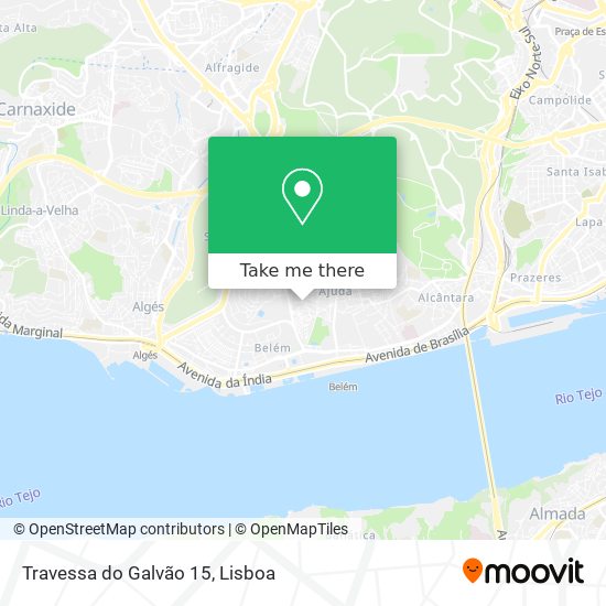 Travessa do Galvão 15 map