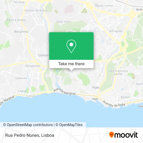 Rua Pedro Nunes map