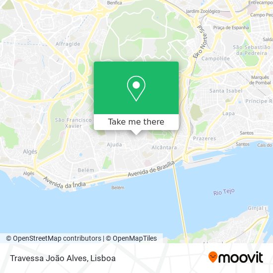 Travessa João Alves map