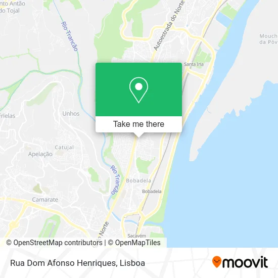 Rua Dom Afonso Henriques map