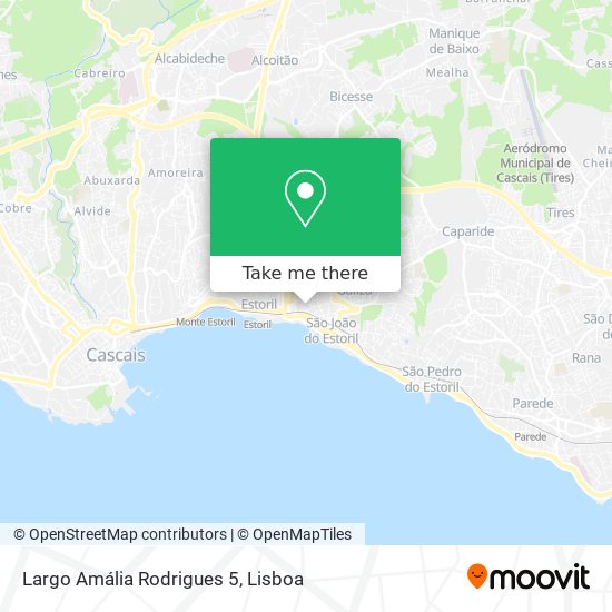 Largo Amália Rodrigues 5 map