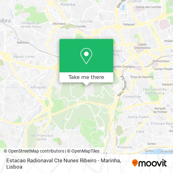 Estacao Radionaval Cte Nunes Ribeiro - Marinha mapa