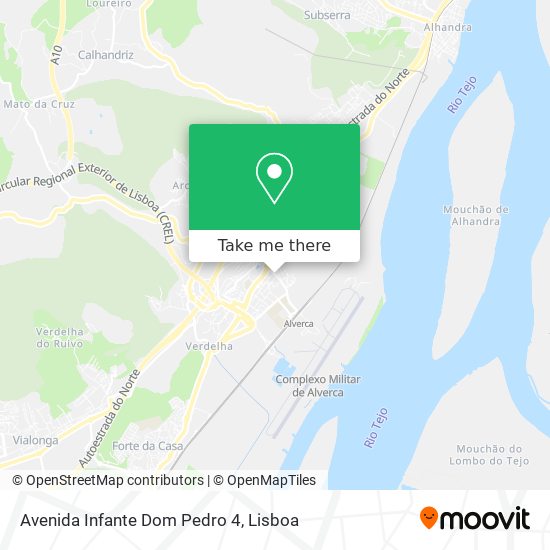 Avenida Infante Dom Pedro 4 map