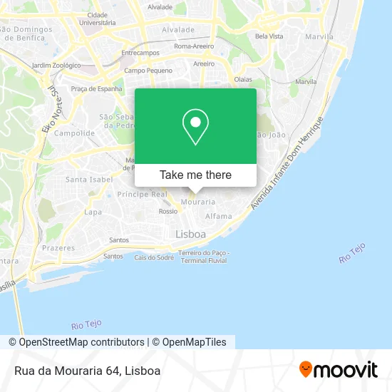 Rua da Mouraria 64 map