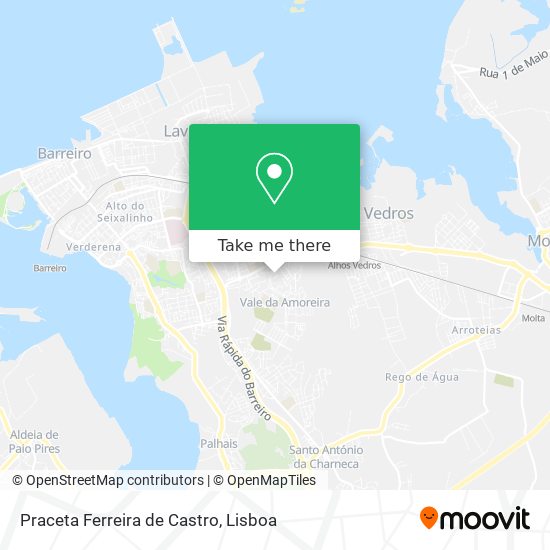 Praceta Ferreira de Castro map