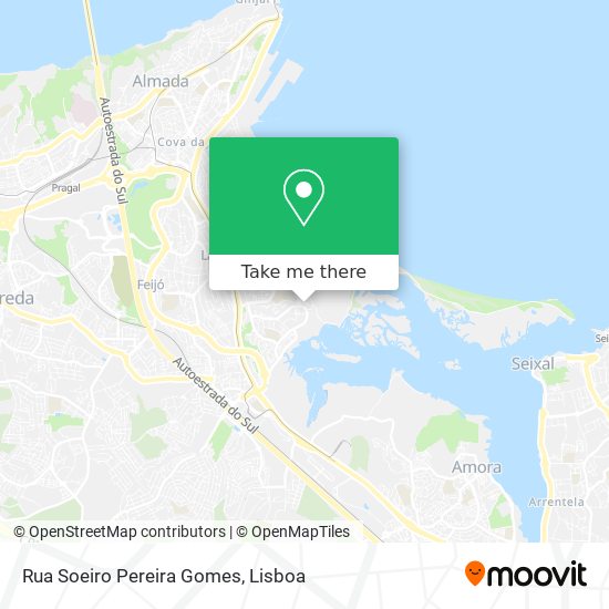 Rua Soeiro Pereira Gomes mapa