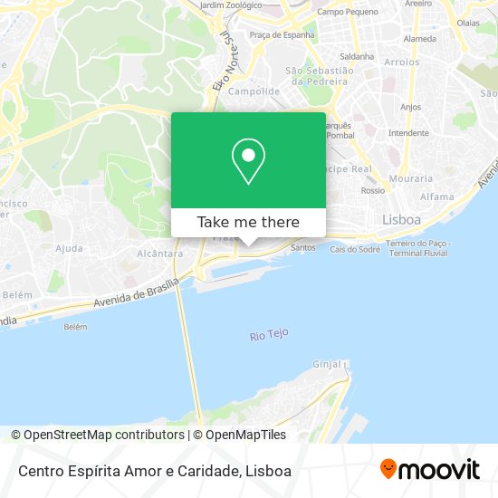 Centro Espírita Amor e Caridade map